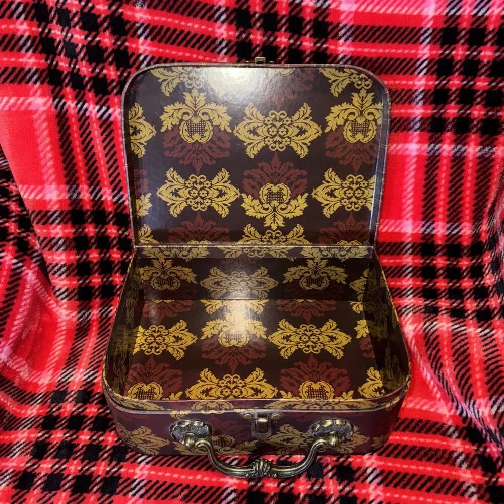 Mary Elizabeth Directional Publishing Vintage Suitcase Storage Decor 10X7X3.5